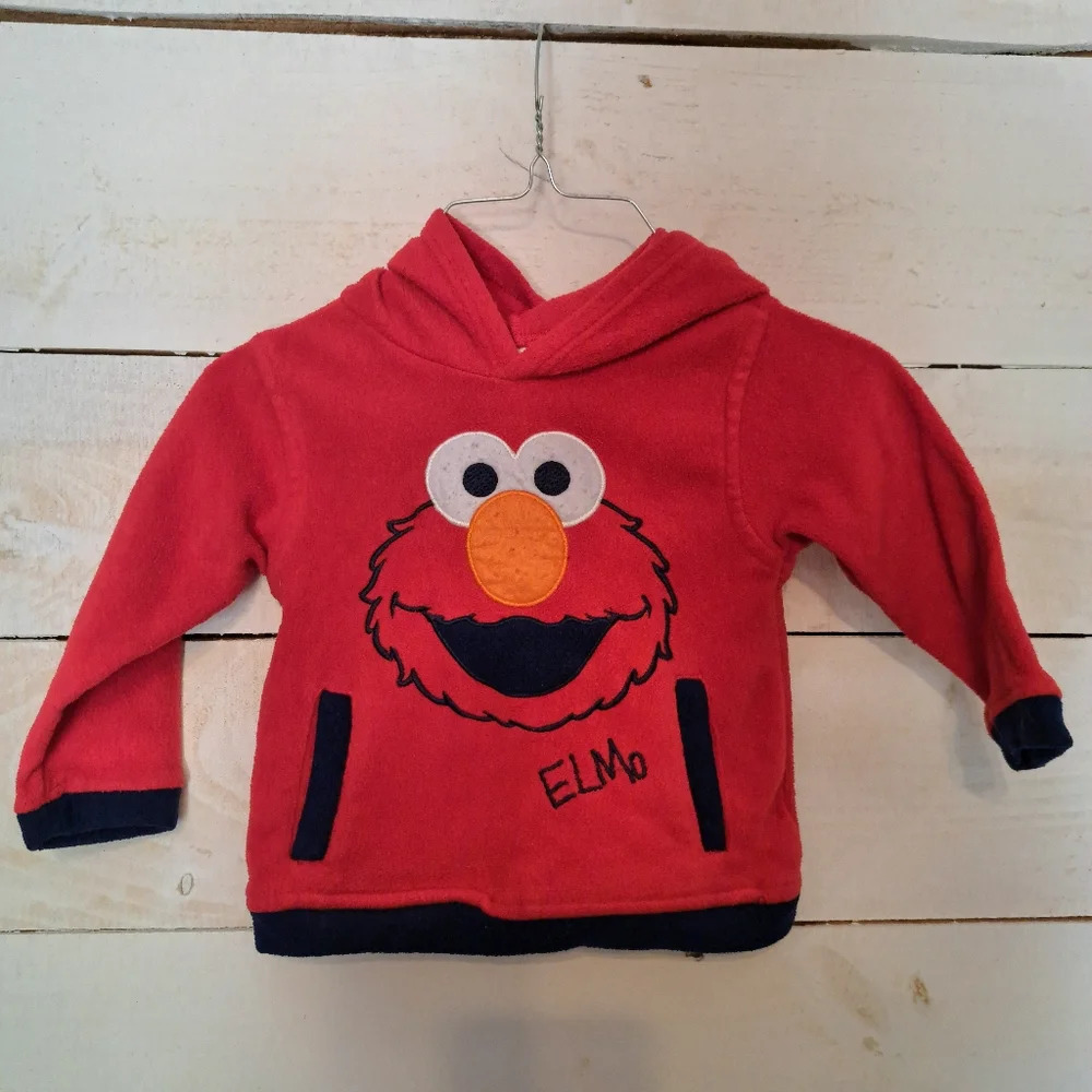 Elmo Y2K Toddler Hoodie Size 3T